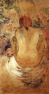 Tahitienne accroupie de Paul Gauguin