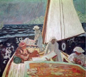 Signa et ses amis, navigant par Pierre Bonnard