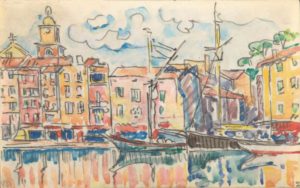 Port d’une ville de la côte méditerranéenne par Paul Signac
