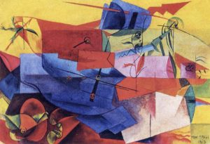 Combat de poissons de Max Ernst