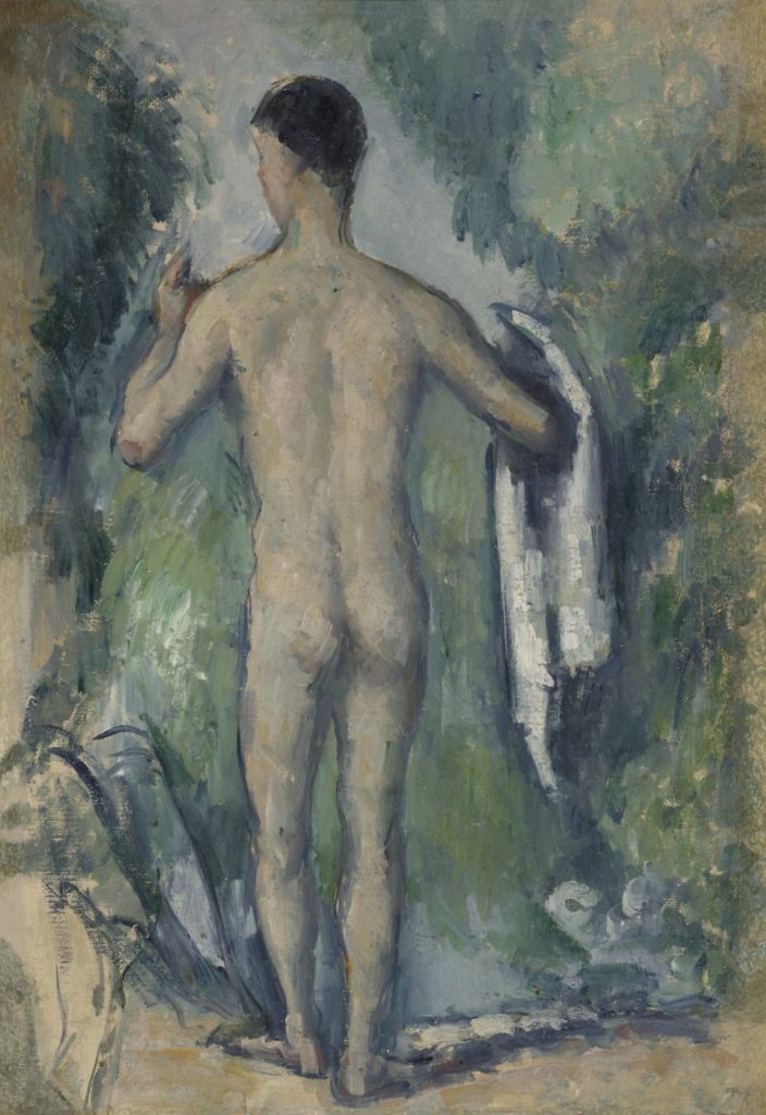 Paul Cézanne, Baigneur debout, vu de dos