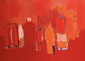 Bouteilles rouges par Nicolas de Staël