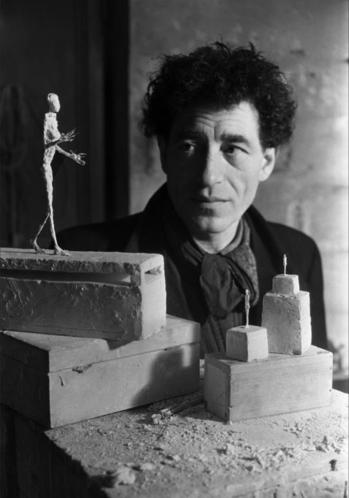 Portrait d’Alberto Giacometti par Robert Doisneau