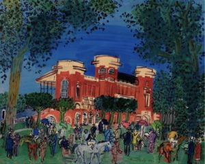 Deauville, champ de courses par Raoul Dufy