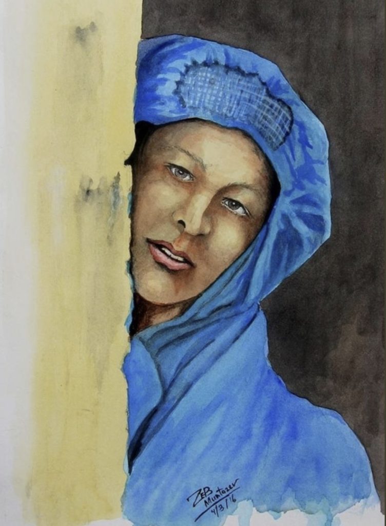 Femme afghane par Zeb Masid Muntazer