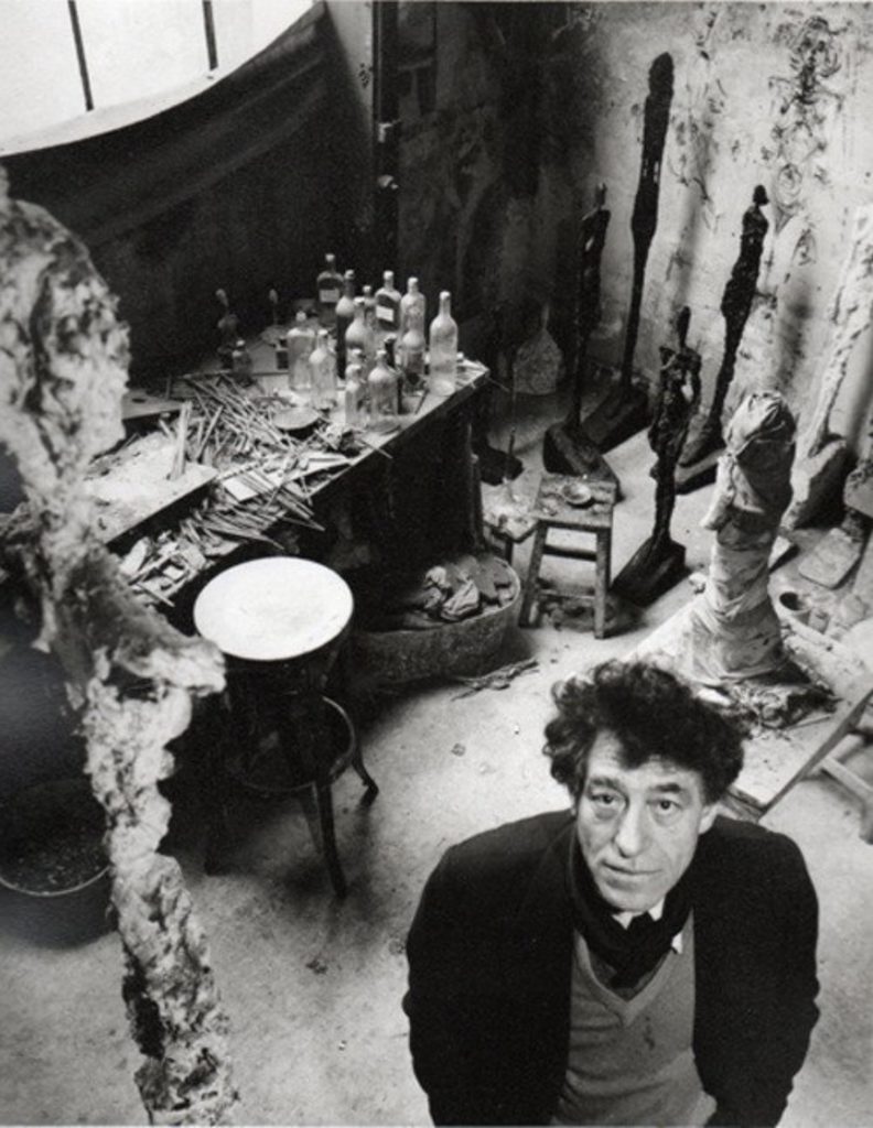 Alberta Giacometti dans son atelier Par Robert Doisneau