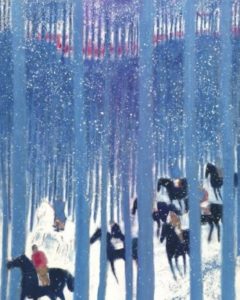Neige en sous-bois d’André Brasilier