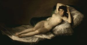 Maja nue de Francisco de Goya