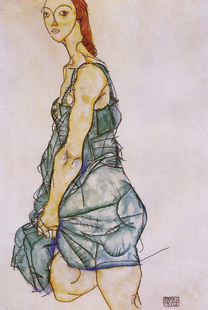 Femme debout d’Egon Schiele