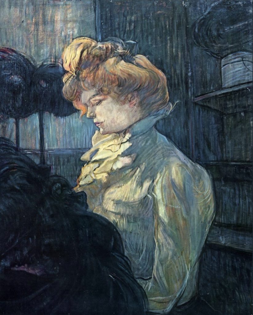La modiste d’Henri Toulouse-Lautrec