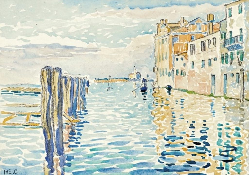 Venise, l’île de Torcello par Henri-Edmond Cross