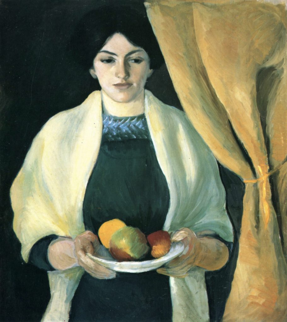 Portrait de la femme de l’artiste, August Macke 