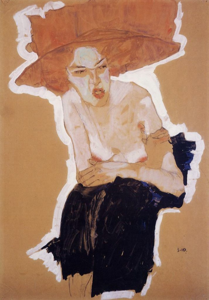 La femme méprisante par Egon Schiele
