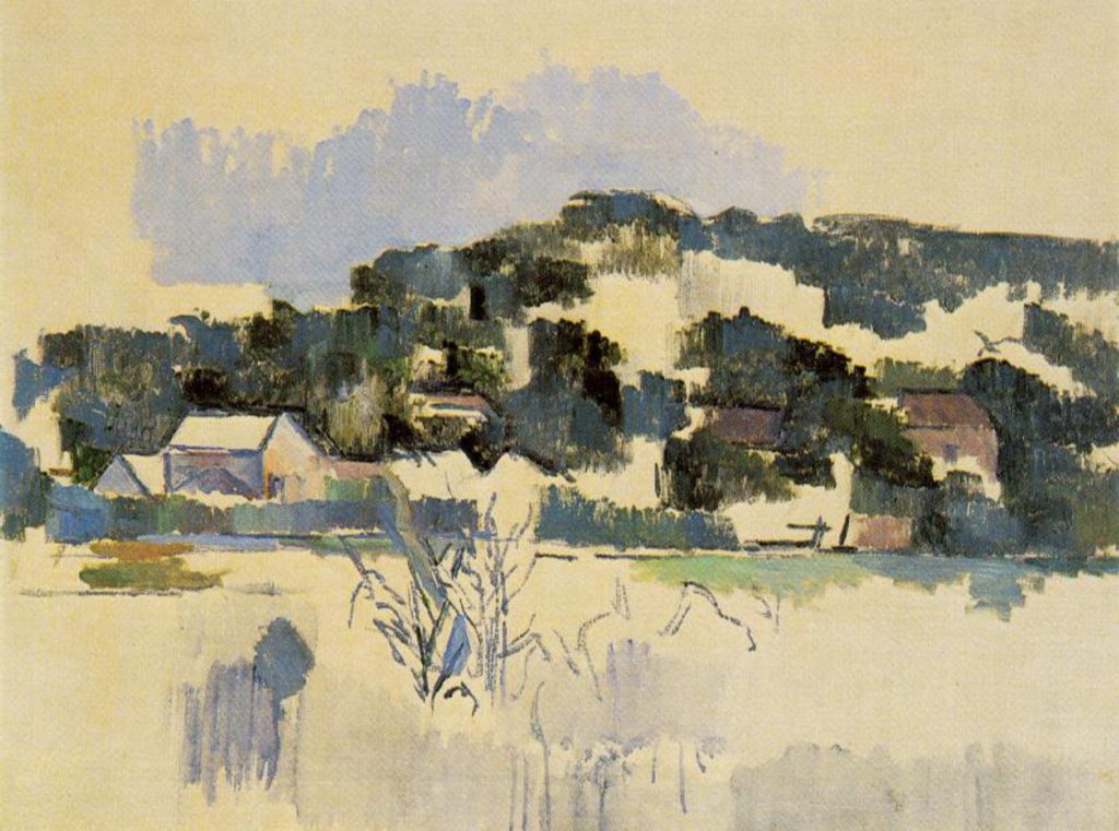 Maisons sur la colline de Paul Cézanne