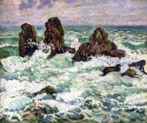 Les rochers de Théo Van Rysselberghe