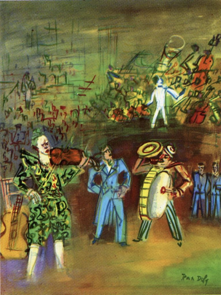 Clowns et musiciens de Raoul Dufy