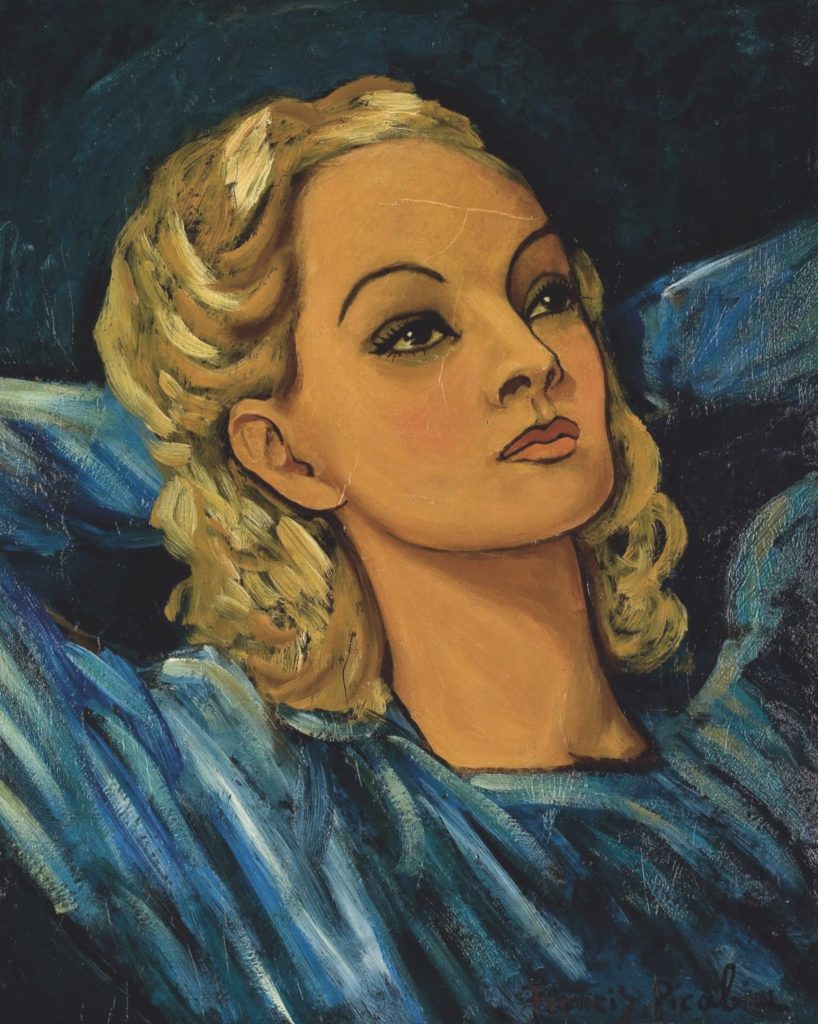 Portrait d’une blonde par Francis Picabia