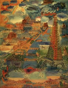 Paris en 1934 par Raoul Dufy