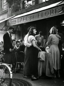Café de Flore par Robert Doisneau