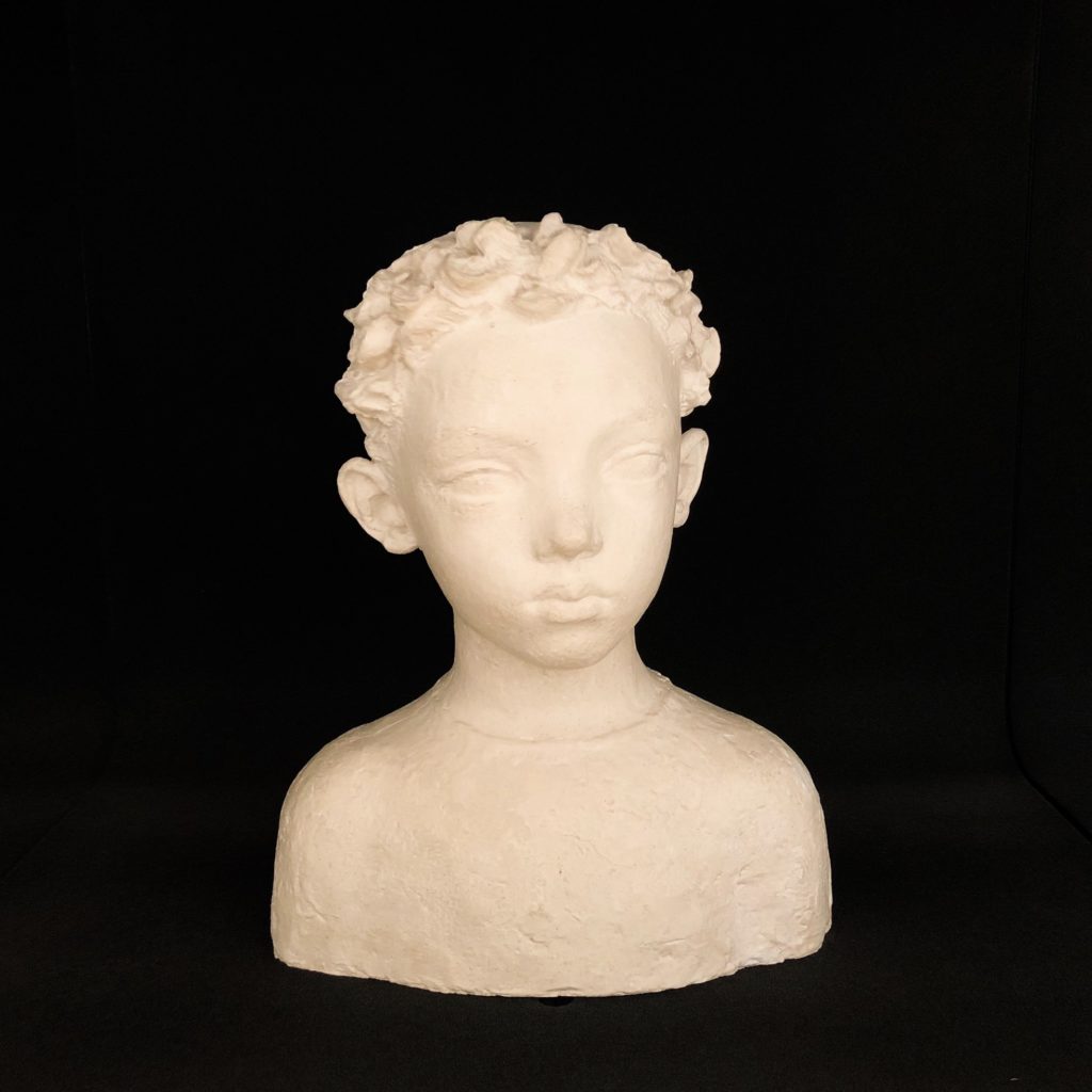 Buste de Jean-Paul Belmondo par son père, Paul Belmondo