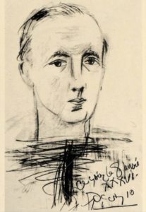 Portrait de Paul Éluard dessiné par Picasso