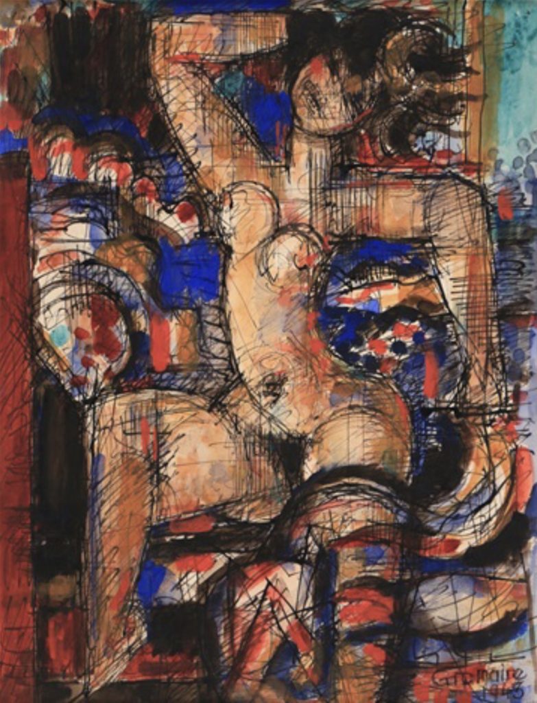 Femme nue par Marcel Gromaire 