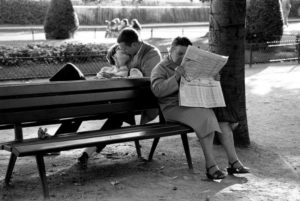 Jardin des Tuileries, photo de Sabine Weiss