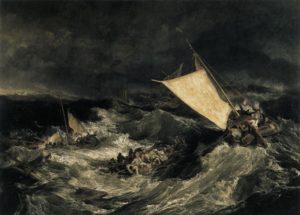 Le naufrage par William Turner