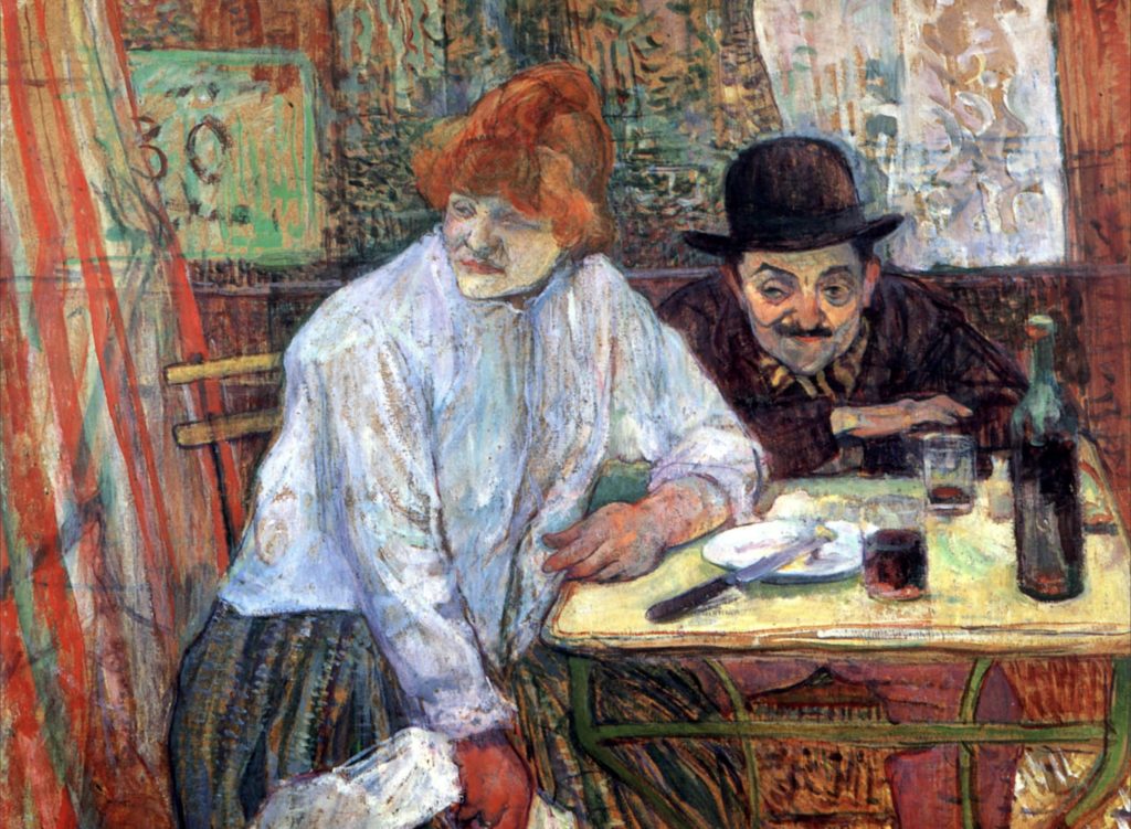 Au café la Mie d’Henri de Toulouse-Lautrec