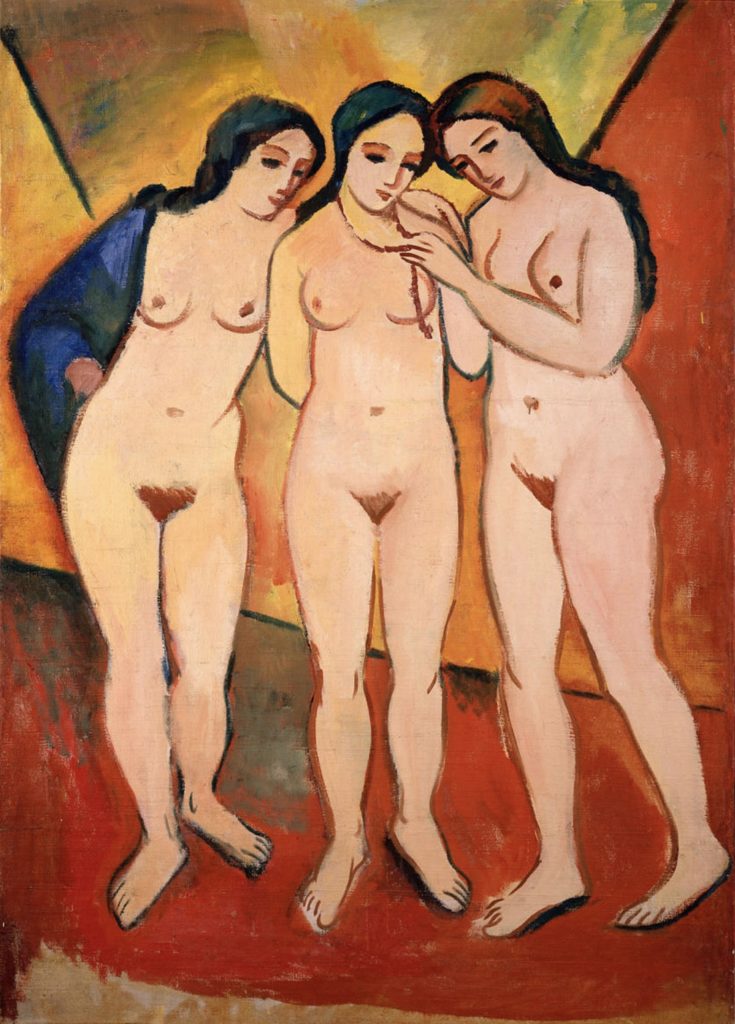 Trois femmes nues d’August Macke
