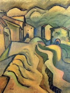 Promenade vers la ville de Joan Miró