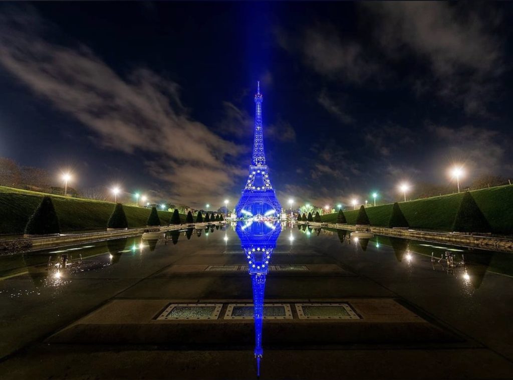 Tour Eiffel pour la présidence française de l’UE
