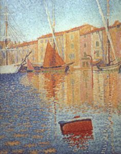 La bouée rouge à Saint-Tropez de Paul Signac