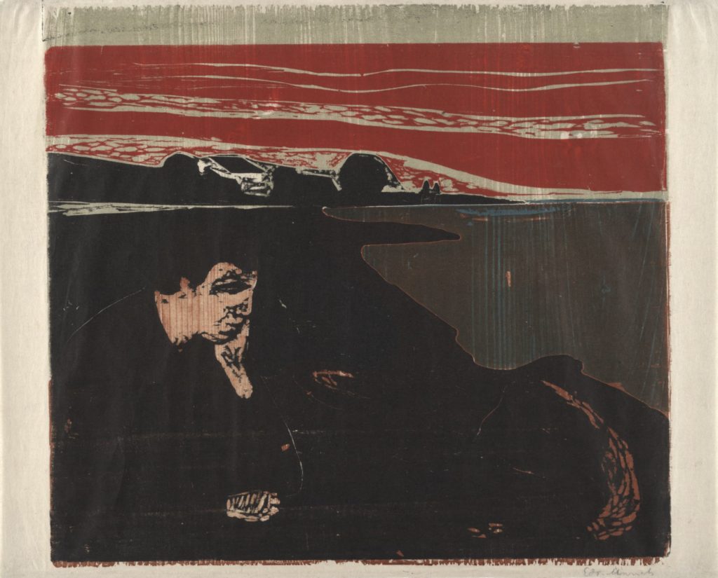Le soir - Mélancolie I d’Edvard Munch