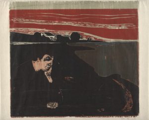 Le soir - Mélancolie d’Edvard Munch
