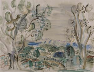 Oliviers près de Golfe-Juan par Raoul Dufy