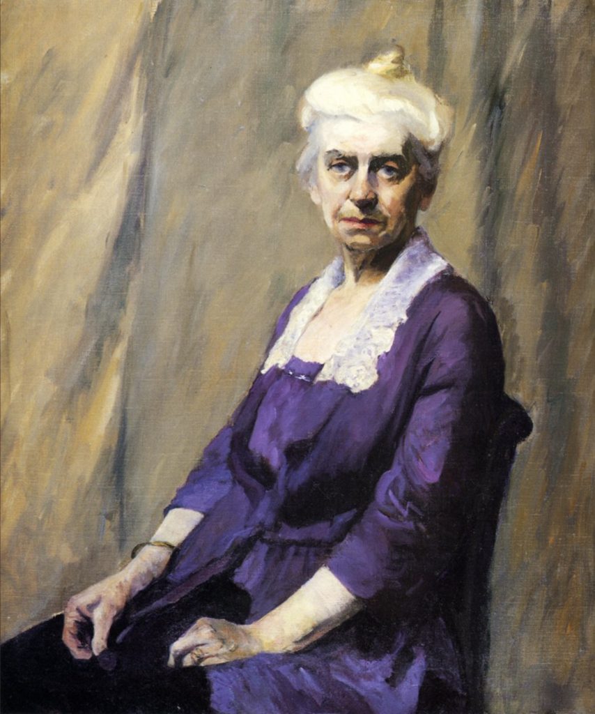 Elisabeth Griffiths Smith Hopper, la mère de l’artiste par Edward Hopper