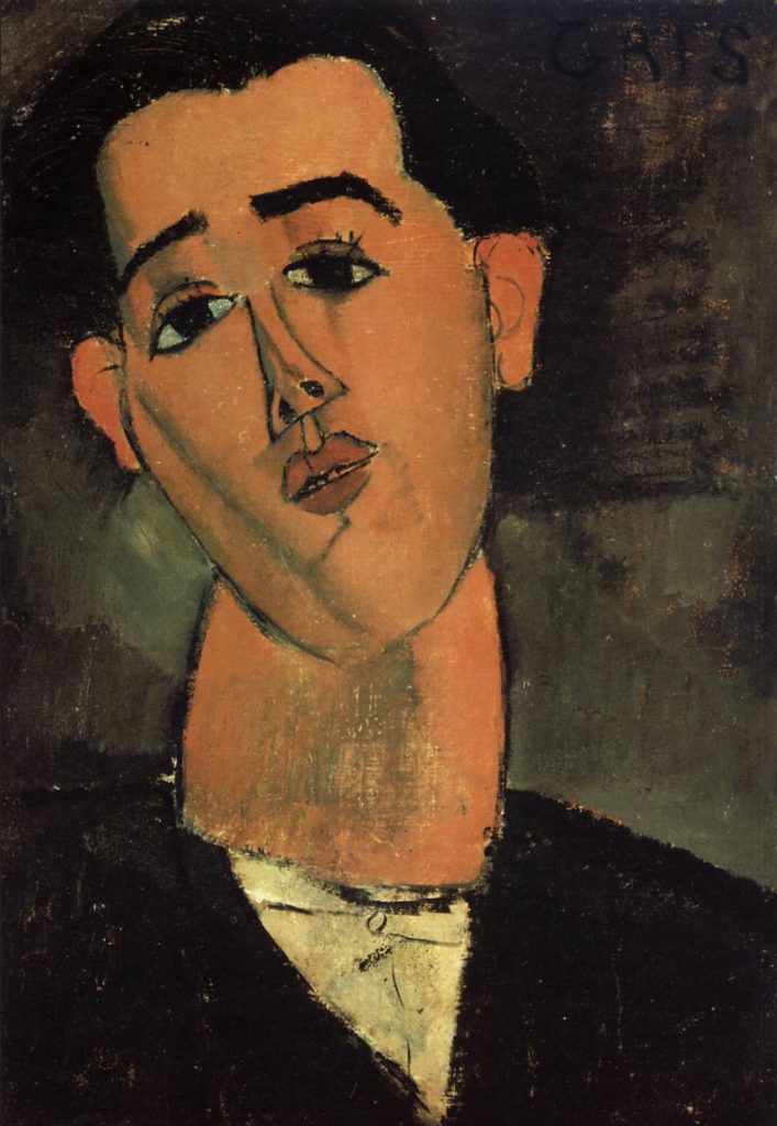 Portrait de Juan Gris par Amedeo Modigliani