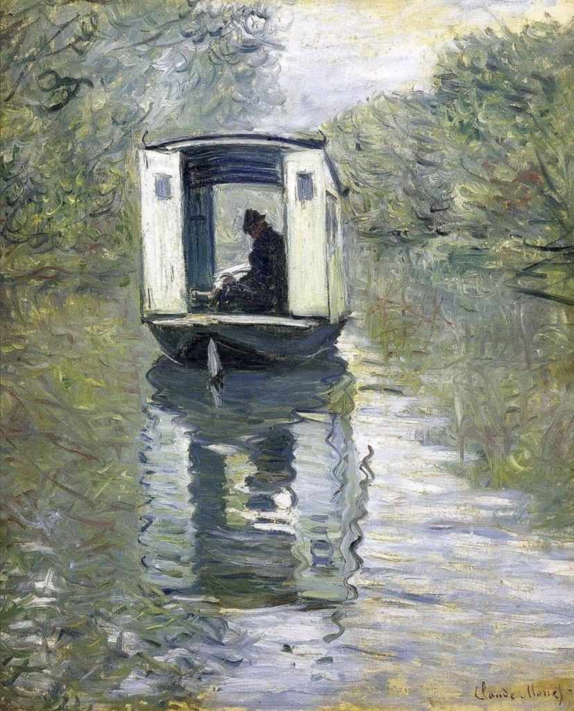 Le bateau atelier de Claude Monet