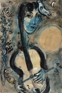 Violoncelliste de Marc Chagall