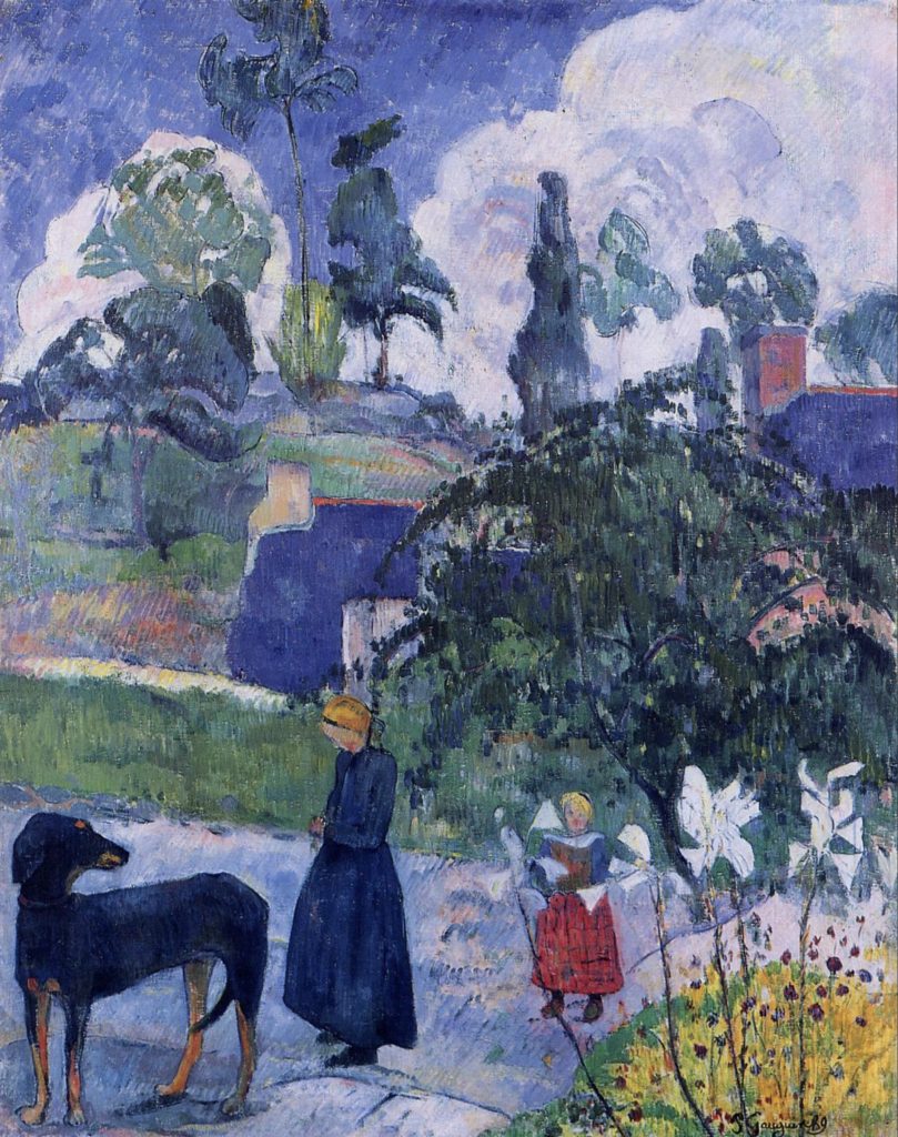 Parmi les lys de Paul Gauguin