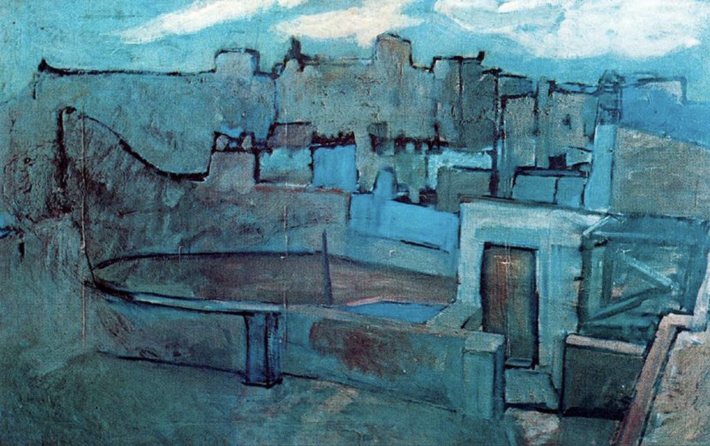 Les toits de Barcelone de Pablo Picasso