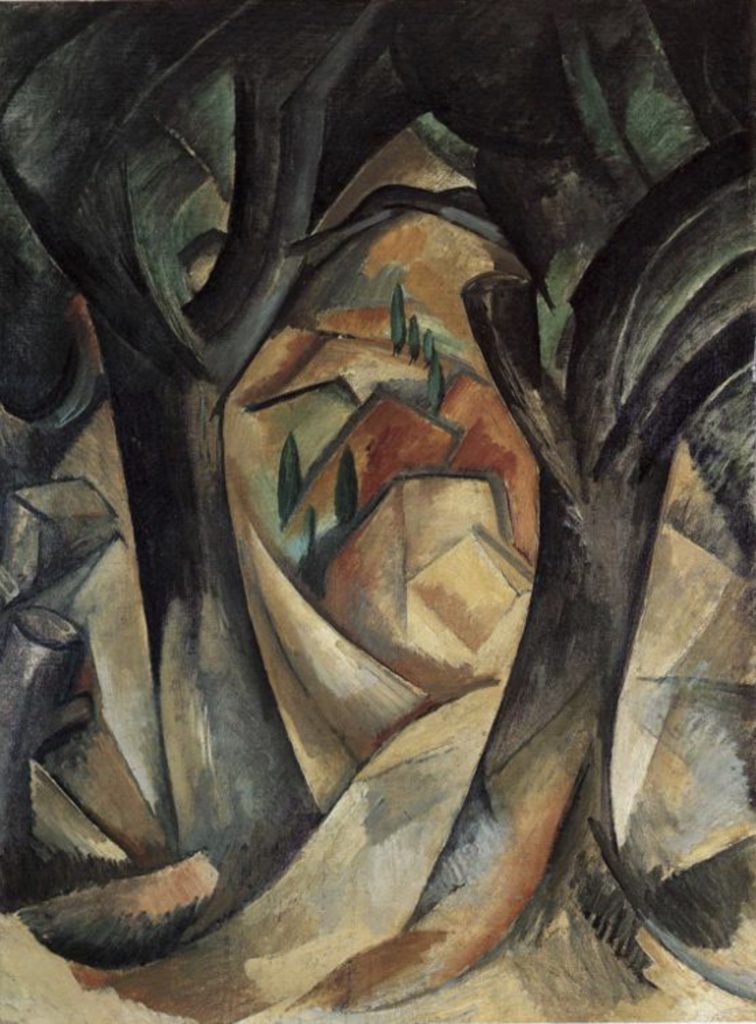 Grands arbres à l’Estaque de Georges Braque