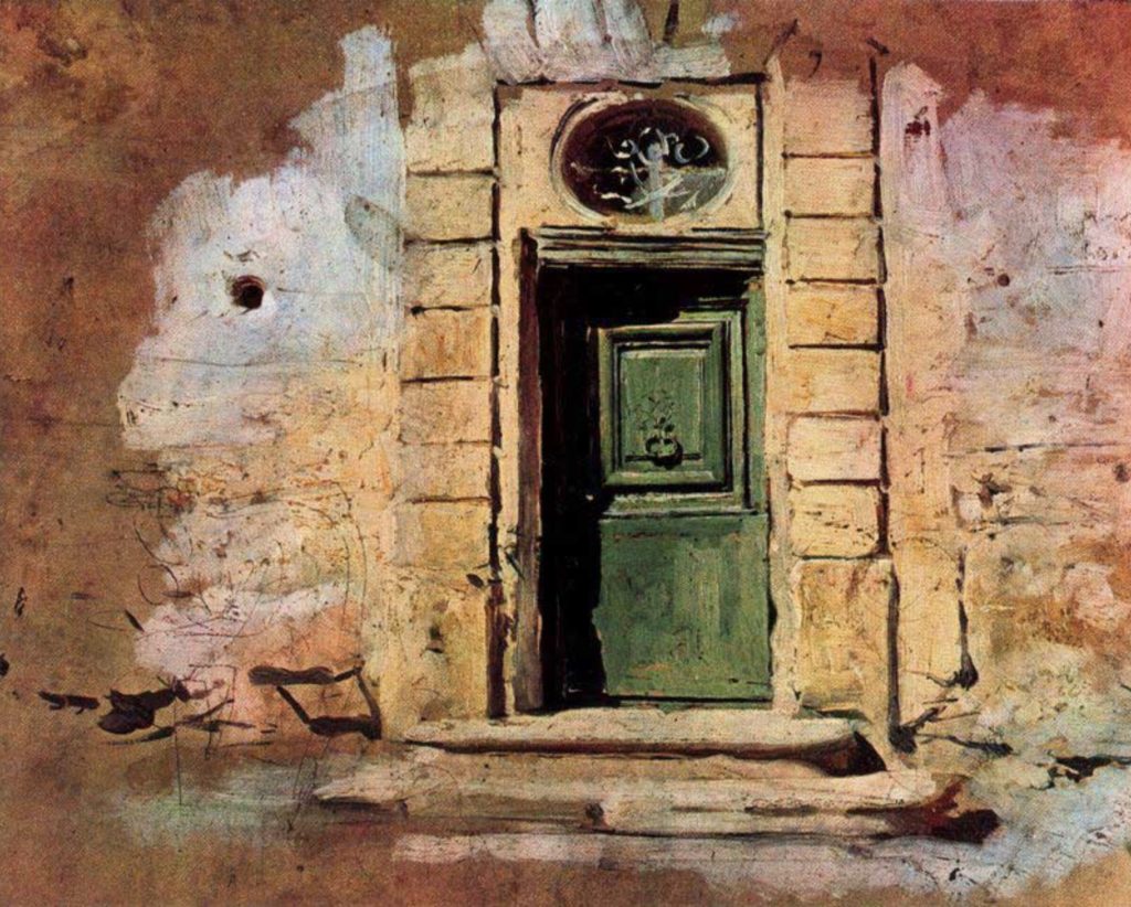 Une porte à Montmartre par Giovanni Boldini