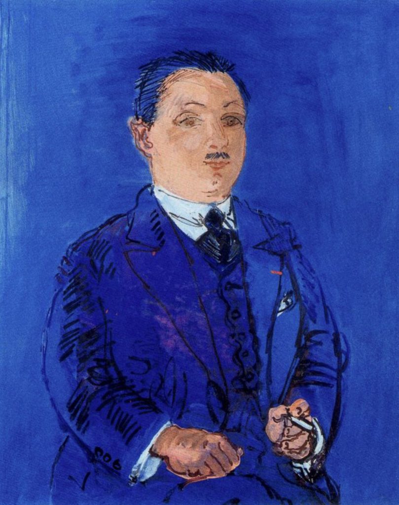 Portrait de Pierre Geismar par Raoul Dufy