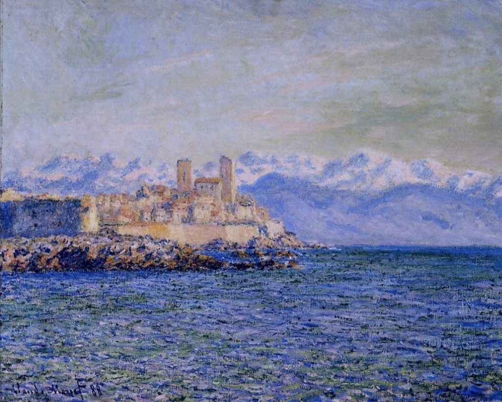Le vieux fort d’Antibes par Claude Monet