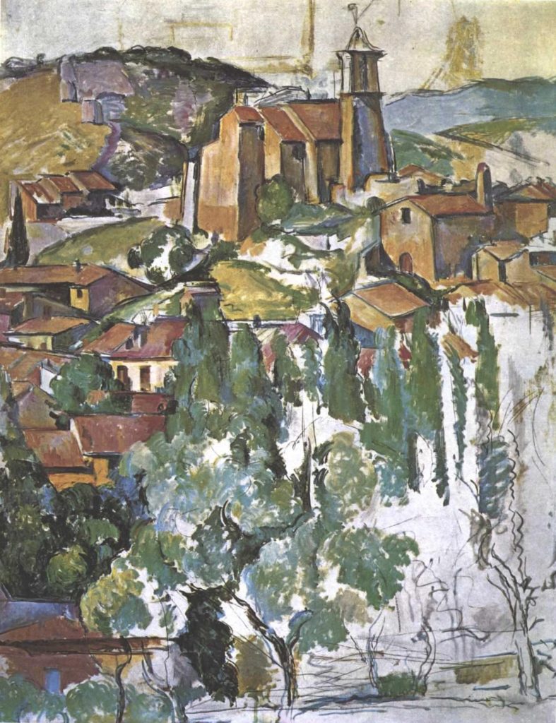 Vue de Gardanne par Paul Cézanne