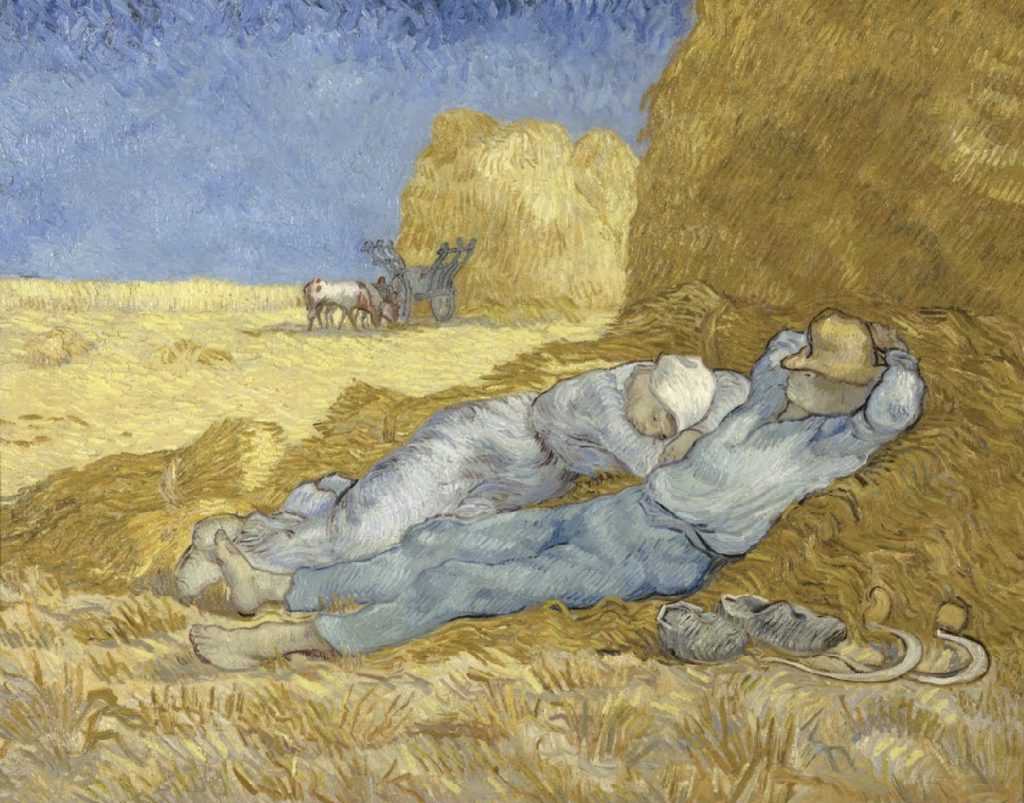 La sieste de Vincent Van Gogh