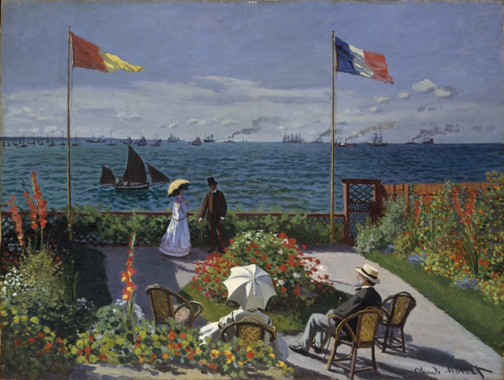 Jardin à Sainte-Adresse de Claude Monet
