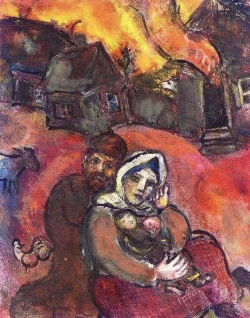 Réfugiés de Marc Chagall
